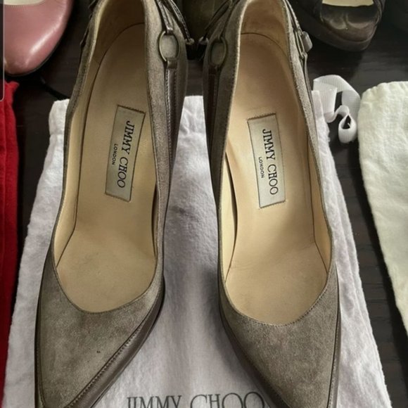 Jimmy Choo Shoes - Jimmy Choo Brown suede/leather Sandals